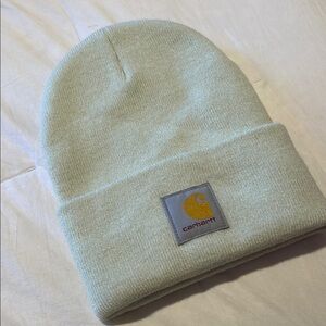 Carhartt Beige Knit Beanie